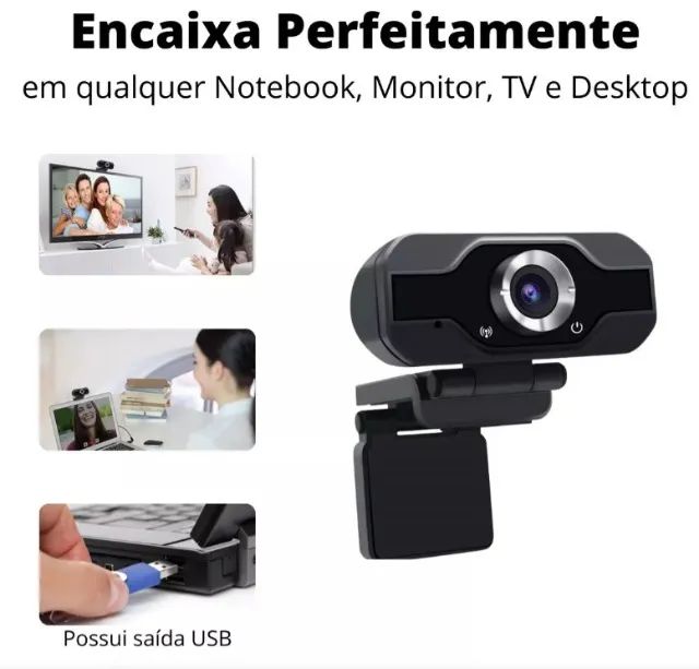 camera webcan hd choki-cm648 1080p hd - Foto 2