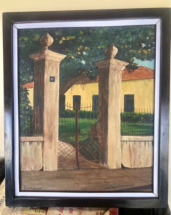 Quadro óleo sobre tela -  Paisagem - Foto 3