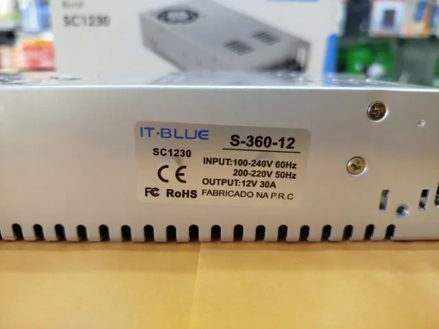 Fonte Chaveada colmeia 12v 30a com cooler Bivolt - eletronicos Atacado e Varejo - Foto 3