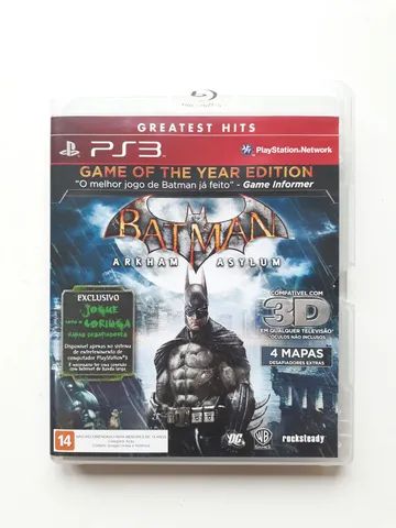 Jogo Batman Arkham Asylum (Greatest Hits) de PS3