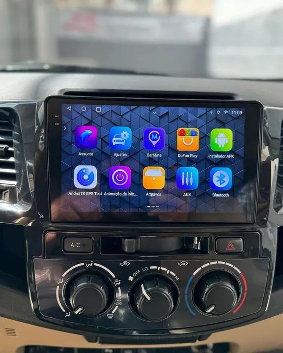 Multimídia hillux  sw4 9 polegadas Carplay sem fio  - Foto 3