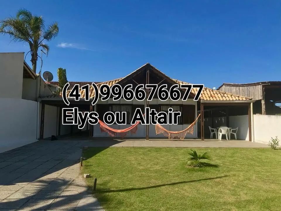 Casa com piscina 100m da praia, nereidas, guaratuba,até 10 pessoas(somente Casafamilias) 