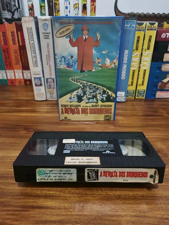 Vhs  A Revolta Dos Brinquedos Robin Williams  Dublado  - Foto 3