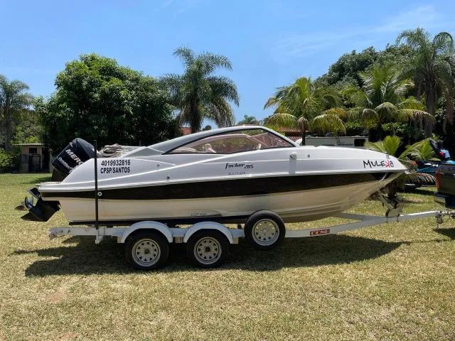 Lancha Focker 205 - 2011 - Motor  Mercury 150hp 2T - 154hrs - Foto 4