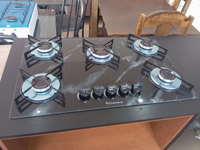 FOGÃO COOKTOP 5 BOCAS NOVO 