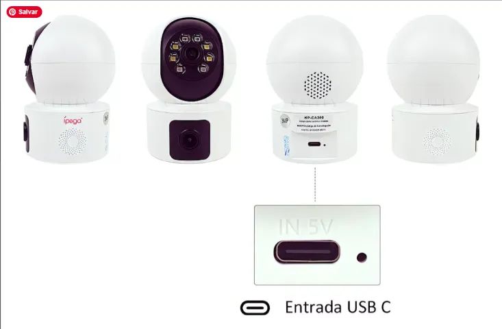 Câmera Inteligente Wifi com Detector Movimentos 3mp - Foto 4