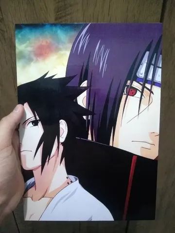 Quadro Mosaico Sasuke e Itachi - Foto 4