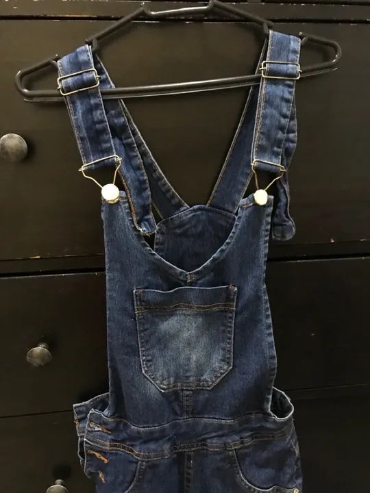 Macacão jeans feminino