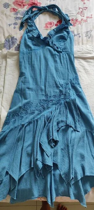 Vestido P tecido tipo jeans  - Foto 2