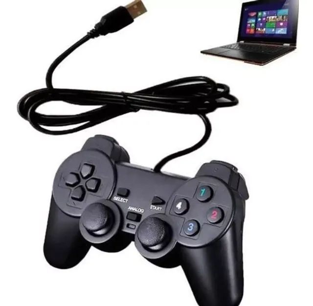 Controle USB Gamer Para PC, Notebook, Games, SmartTV e outros