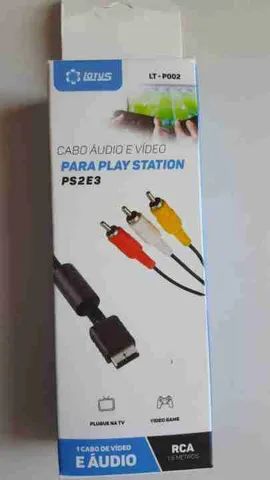 Cabo de Áudio e vídeo para PlayStation 2 Novo - Foto 2
