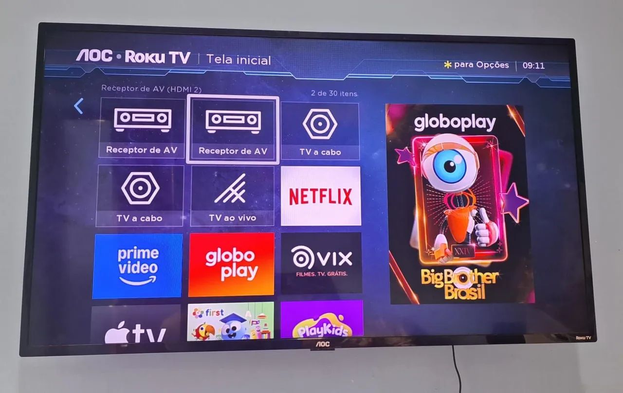 TV AOC Roku 4k " 50 polegadas Smart TV" - Foto 2