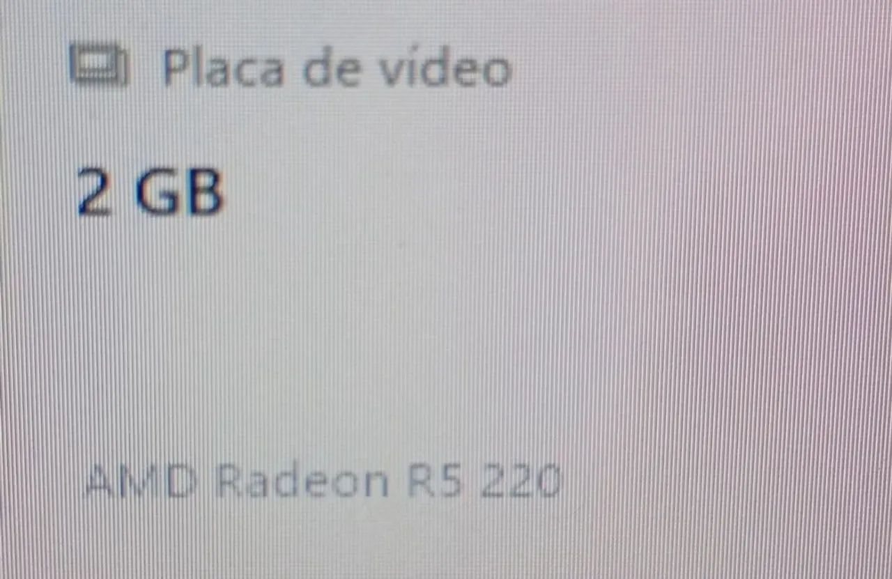 Placa de vídeo R5 220 2gb - Foto 3