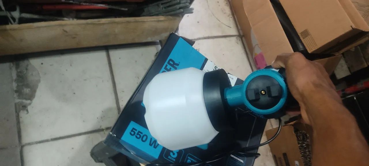 Pistola de pintura profissional TS usada so pra teste zap *34  - Foto 2