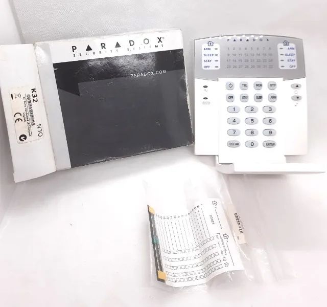 Oferta. Teclado Paradox K32 Led para central de alarme, Display de LED de 32 zonas