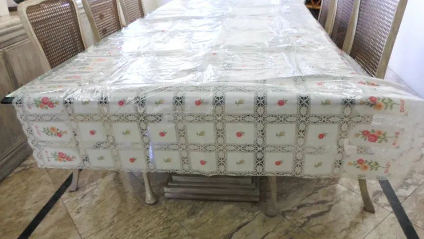 TOALHA PLASTIFICADA MESA RETANGULAR GRANDE ( 2,90X 1,20cm)