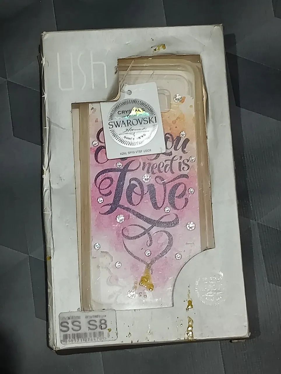Capa para Celular Samsung com Cristais Swarovski - SS S8 Nova 