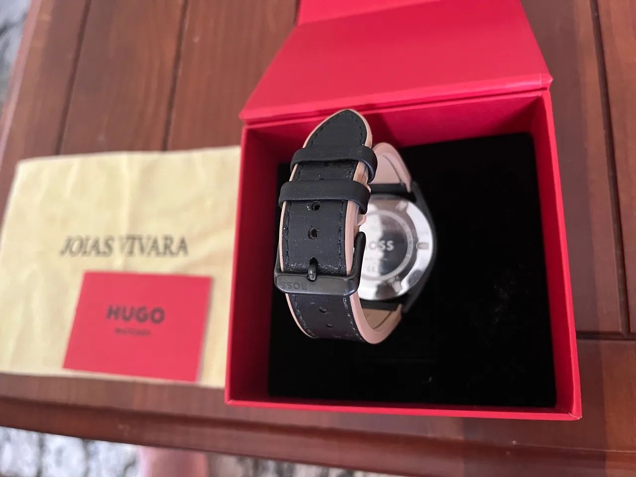 Relógio All Black Hugo Boss Quartzo. Acompanha Caixa, Lenço e NF. - Foto 3