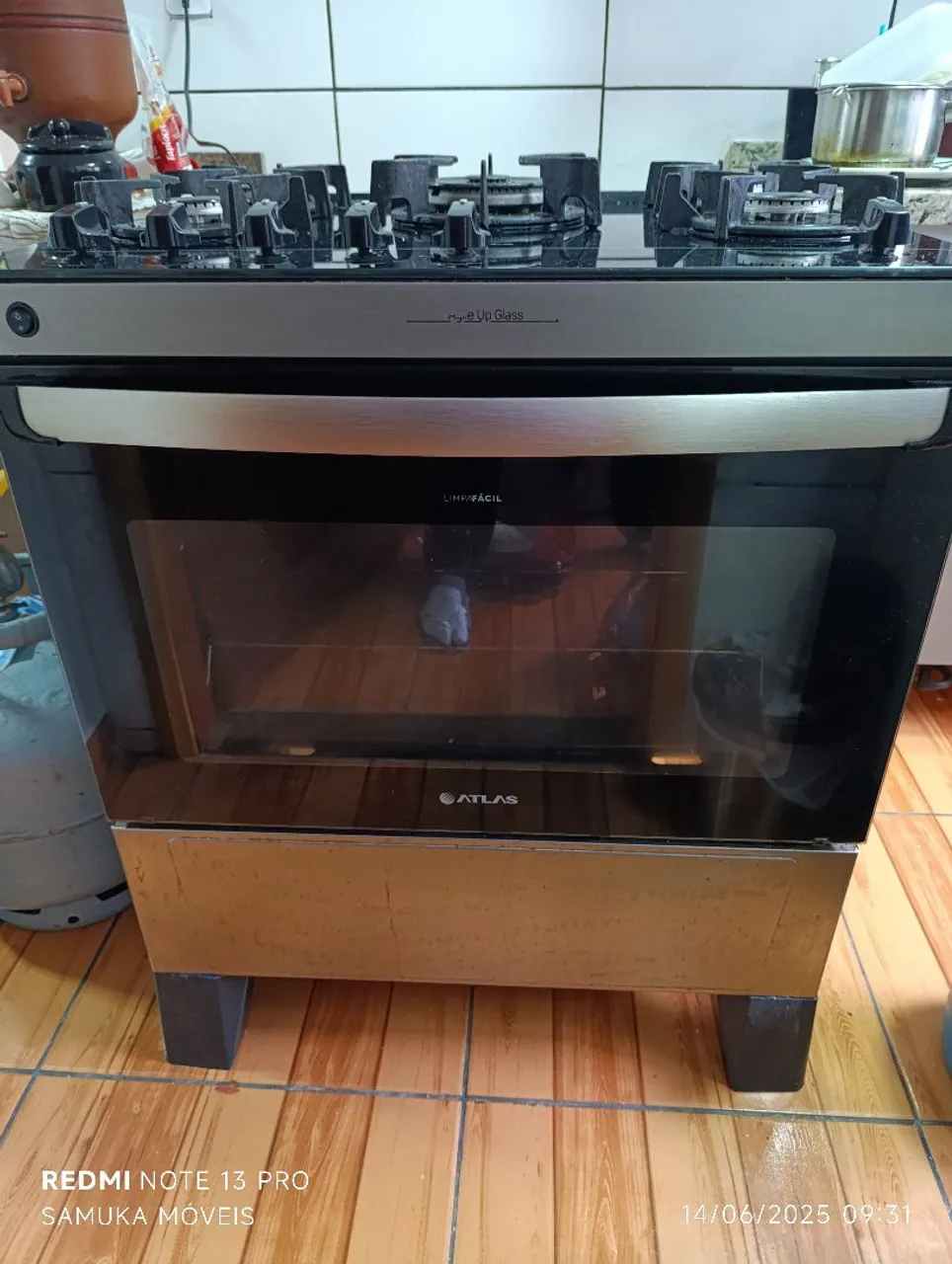 Fogão Atlas com Forno Elétrico 5 bocas *