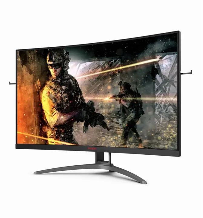 Monitor Gamer Curvo 31,5" AOC Agon AG323FCXE Tela Widescreen, Full HD,165Hz - Foto 4