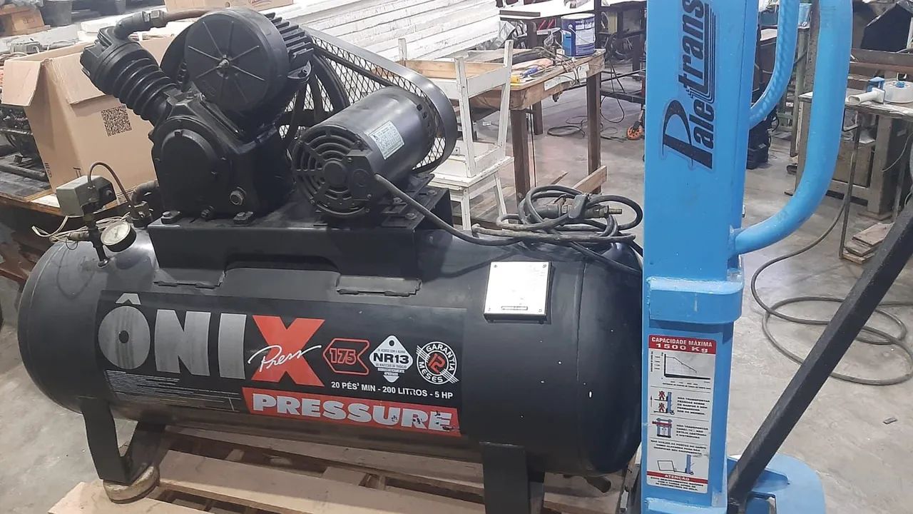 Compressor de Ar Ônix 200 Litros - 5 HpP - Foto 3