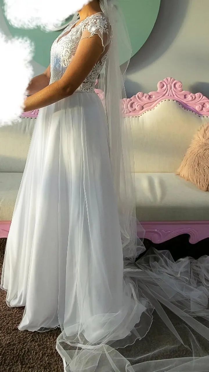ALUGO VESTIDO DE NOIVA PERFEITO - Foto 5