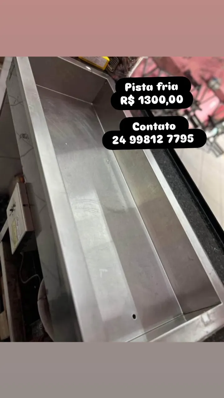Pista fria/expositor gelado