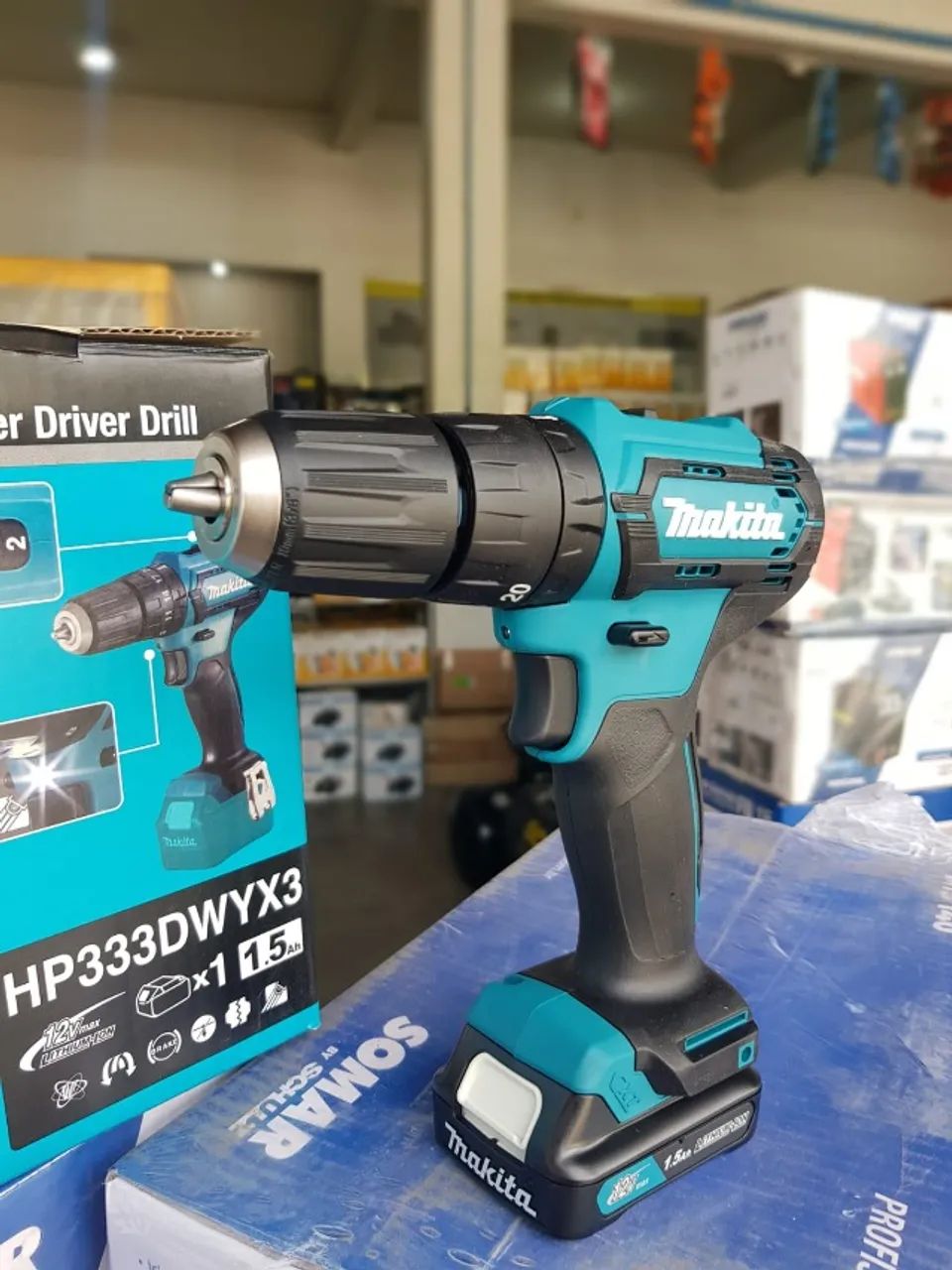 Parafusadeira Makita 12V à Bateria - Potência e praticidade na sua mão! - Foto 3