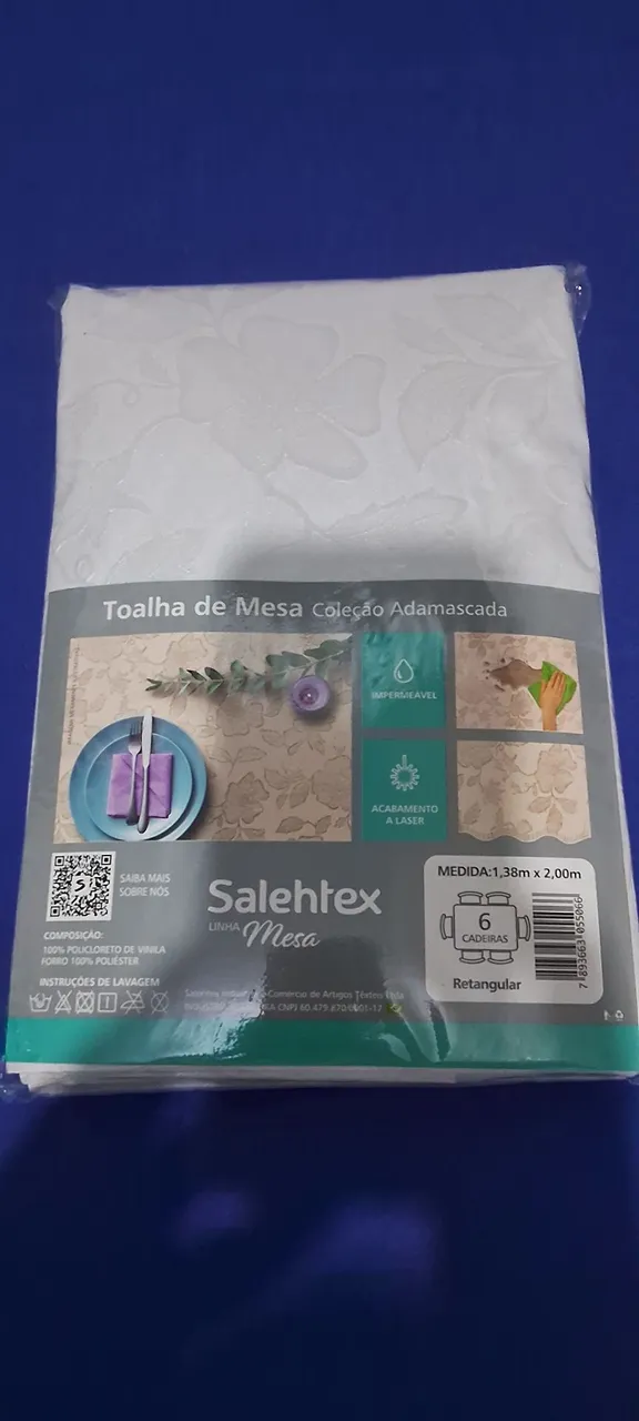 Toalha de mesa plástica térmica