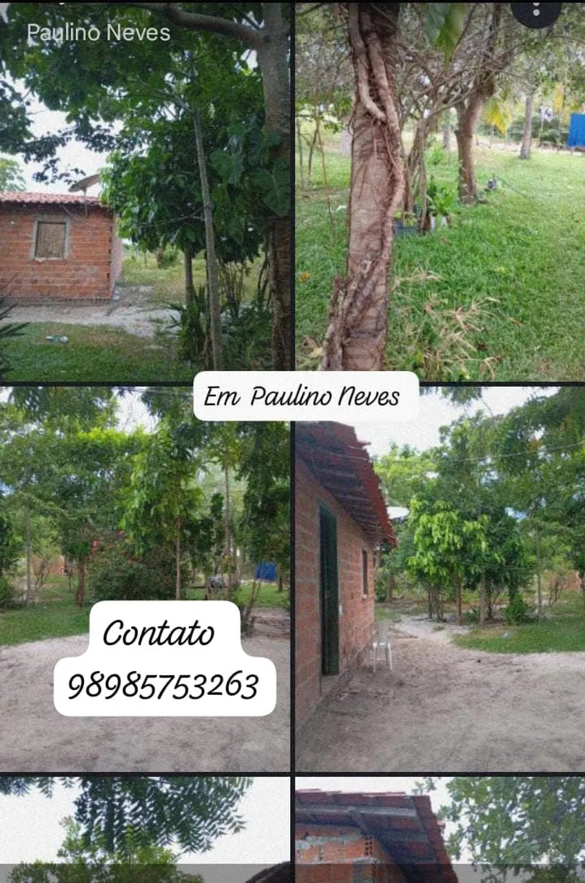 Vendo casa e terreno em Paulino Neves