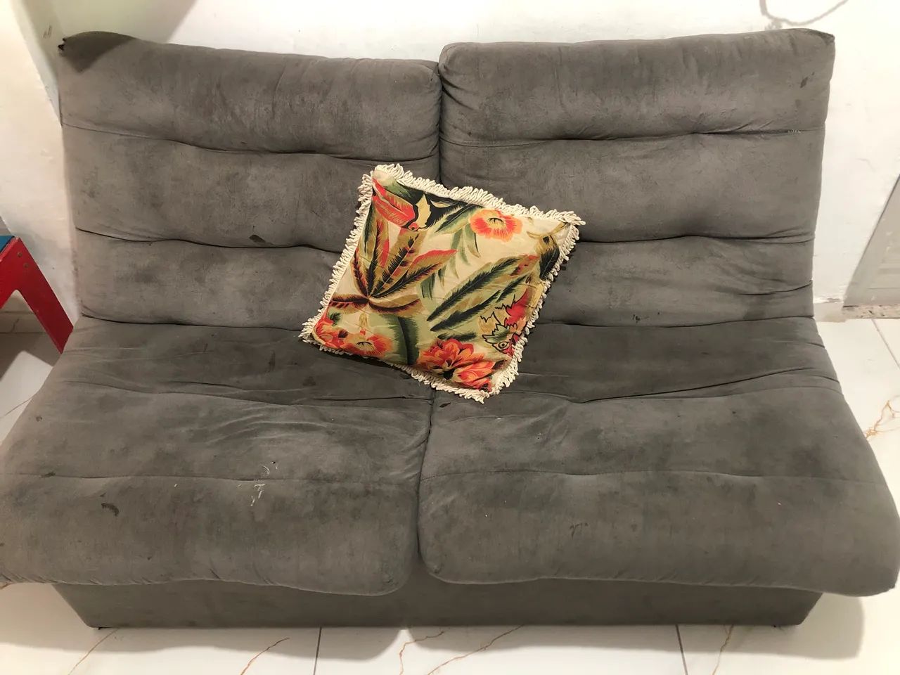 GREY SUEDE SOFA65569089745794120