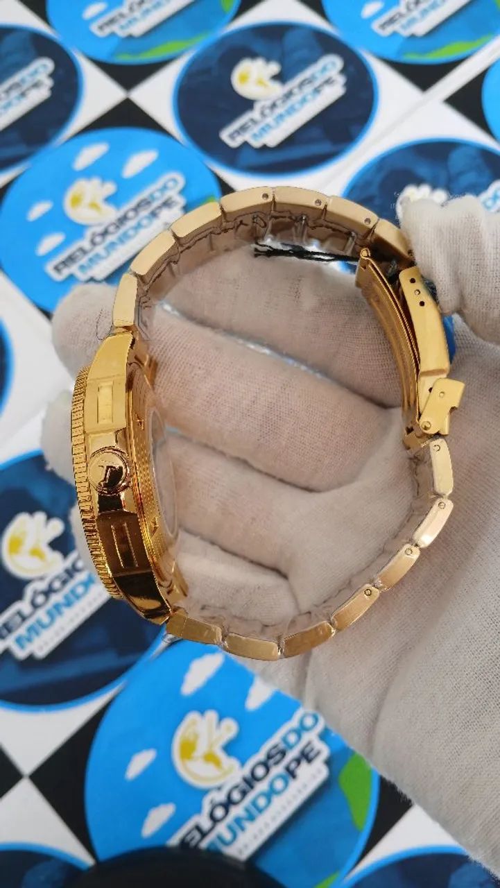 TISSOT SEASTAR POWERMATIC 80 DOURADO  - Foto 5