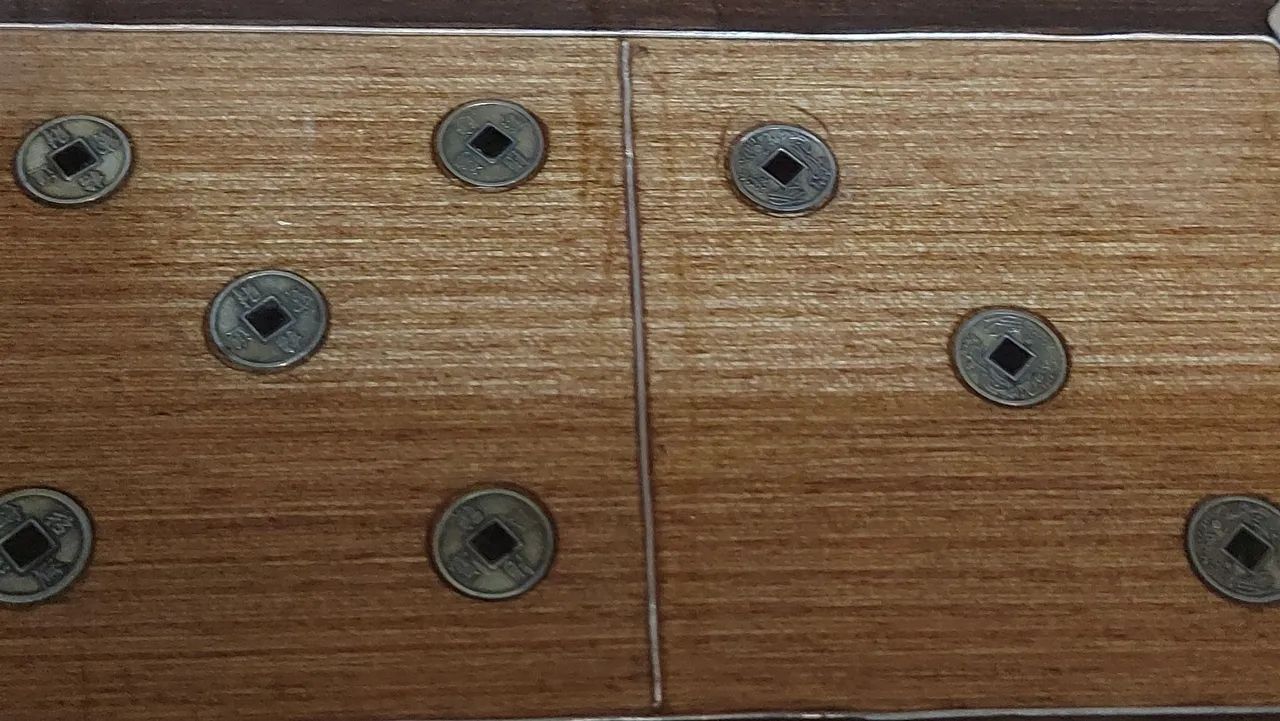 Caixa de domino artesanal pedras grandes - Foto 5