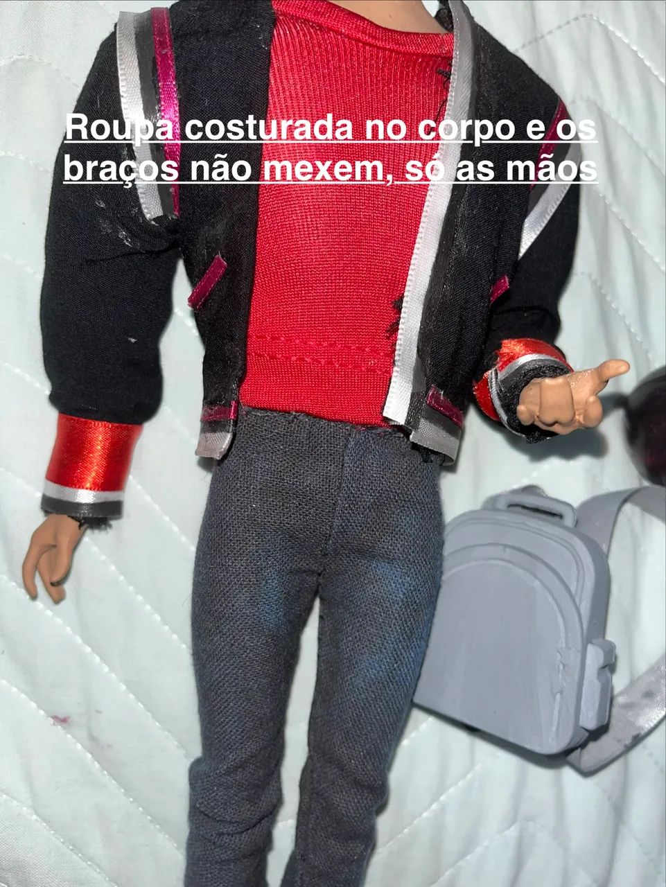 Boneco monster High manny taur custom artesanal  - Foto 3