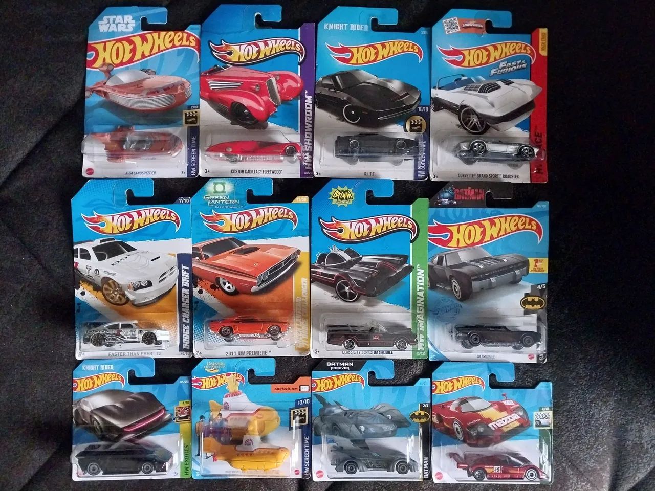 Hot Wheels temáticos variados - novos, lacrados