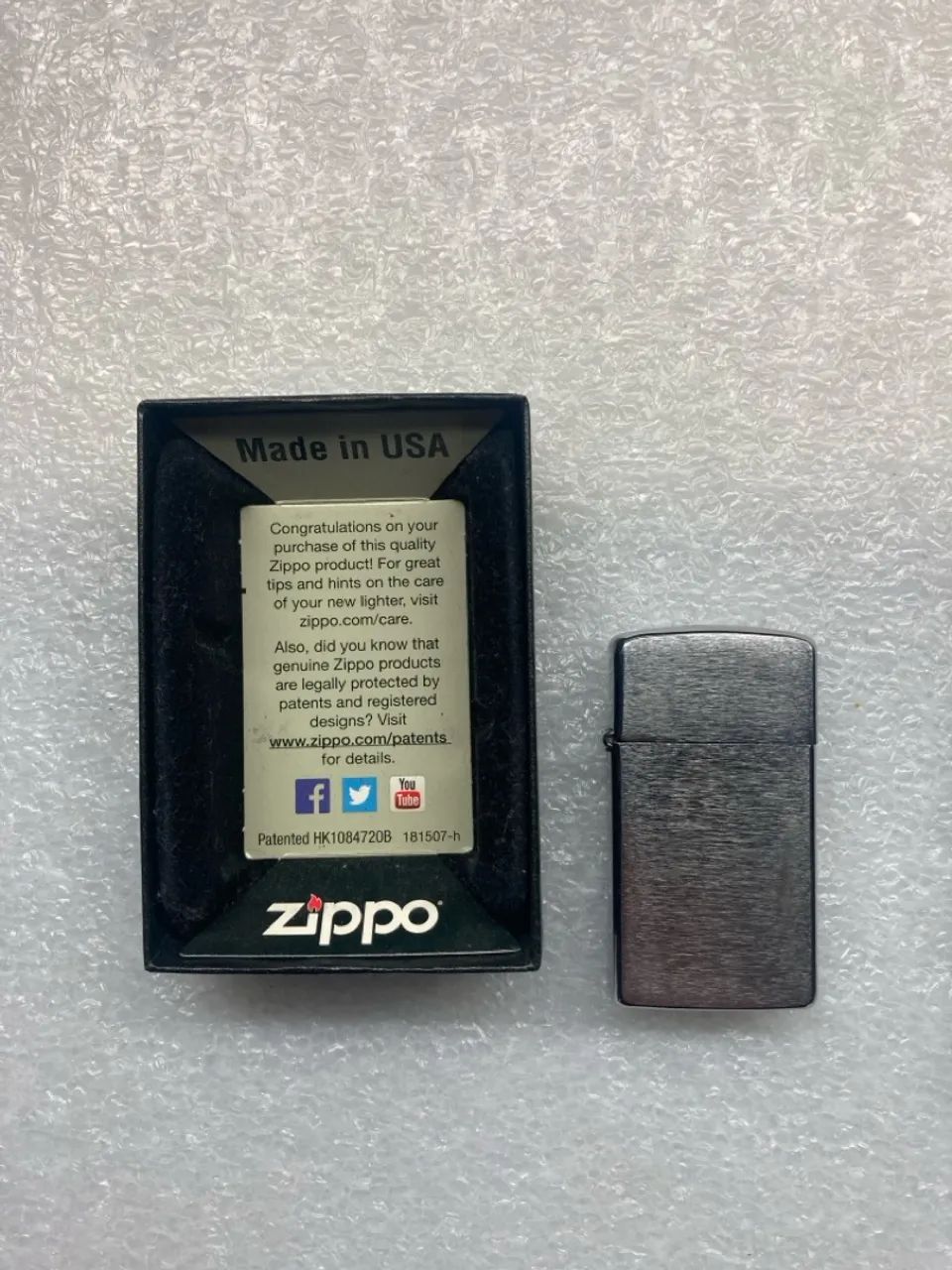Zippo Original Colecionável Slim  - Foto 4