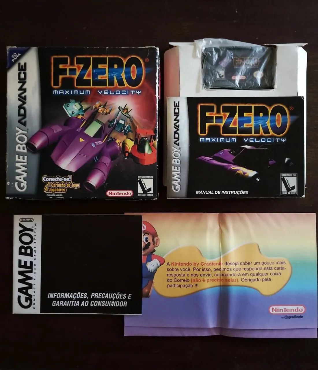 F-Zero: Maximum Velocity (GBA) - Original - Jogos de Vídeo Game