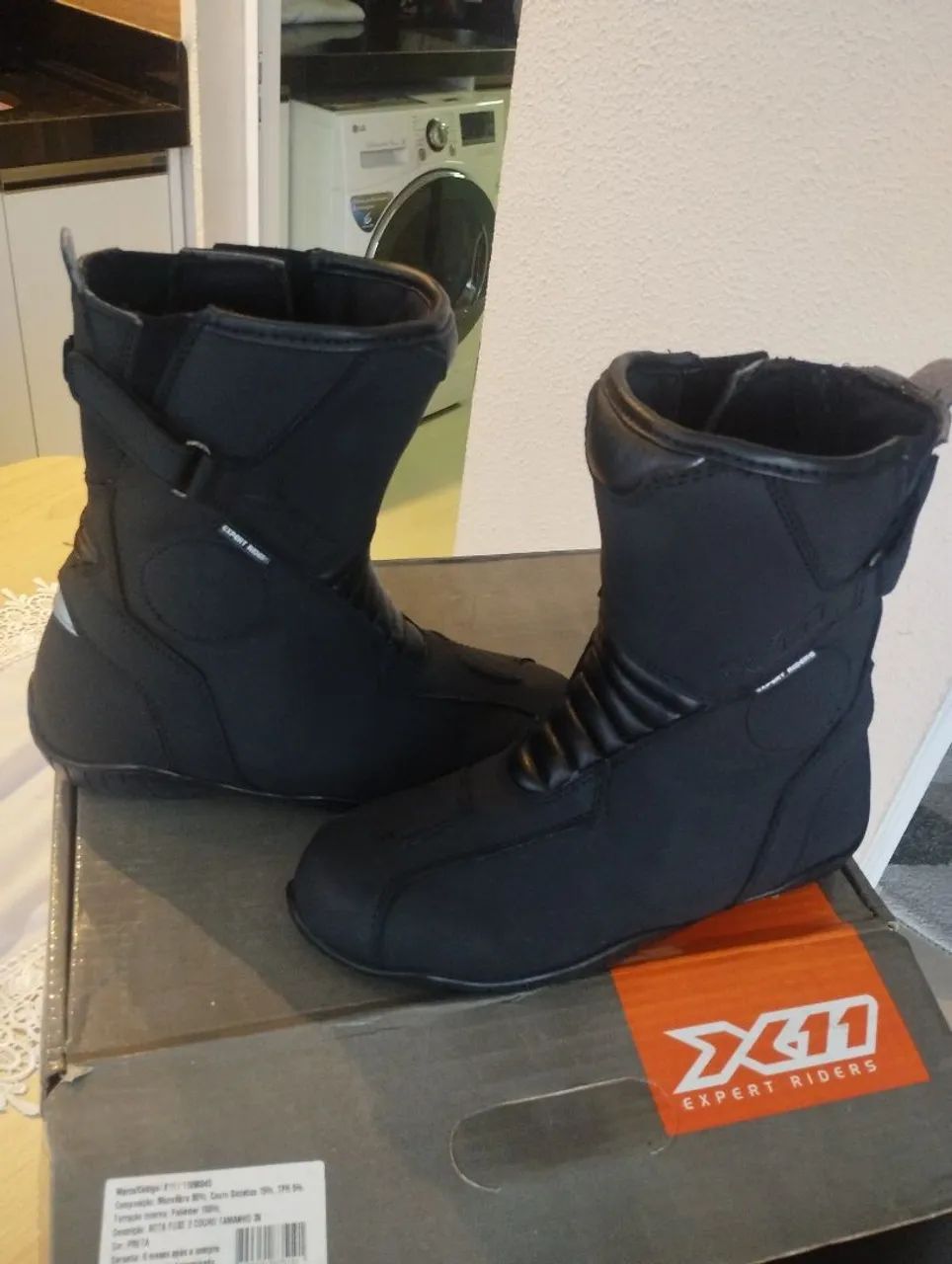 Botas de Motociclista Impermeáveis - Foto 2