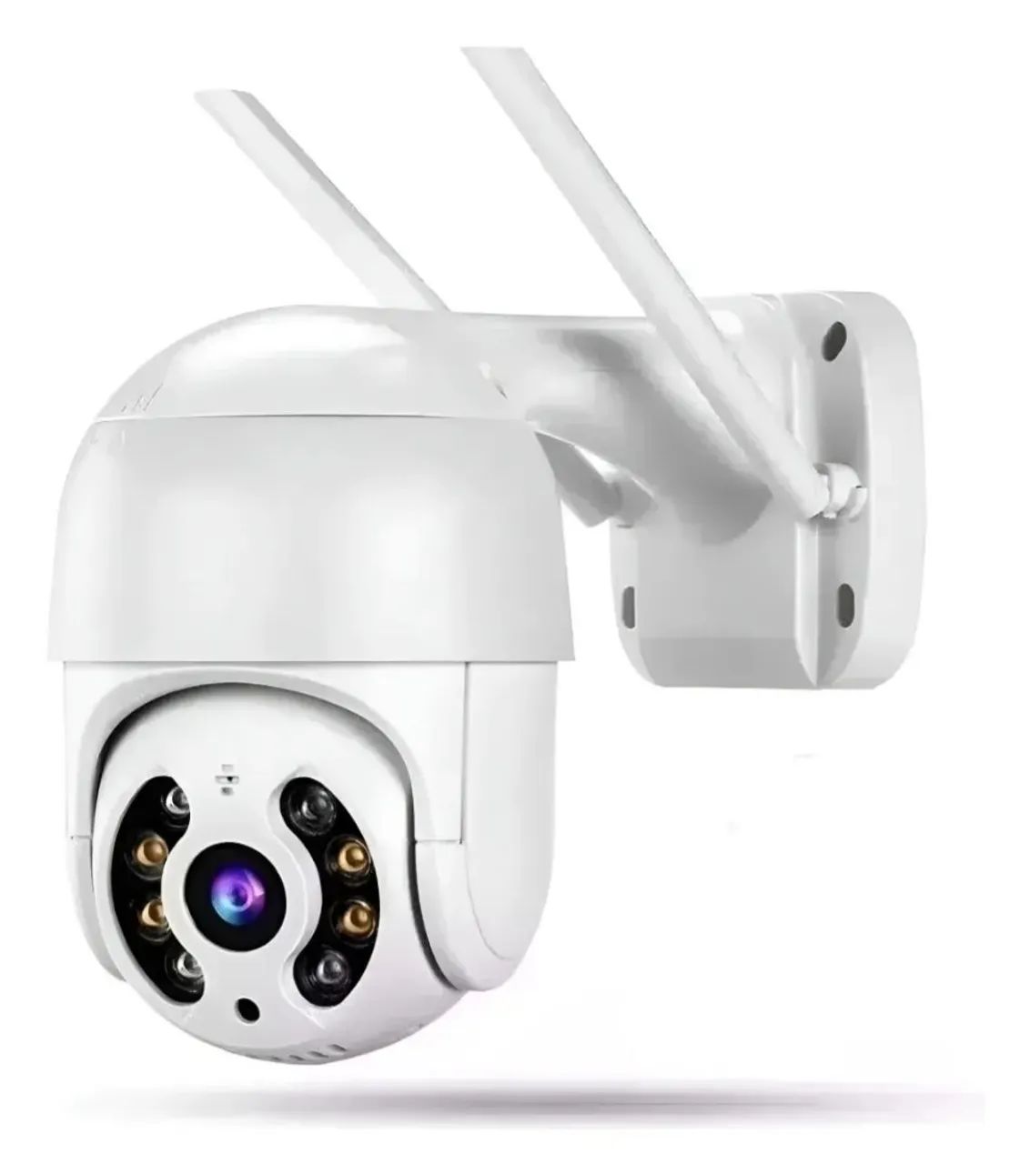 Câmera Segurança Smart Ip Wifi A8pro 1080p Prova D'água Branca