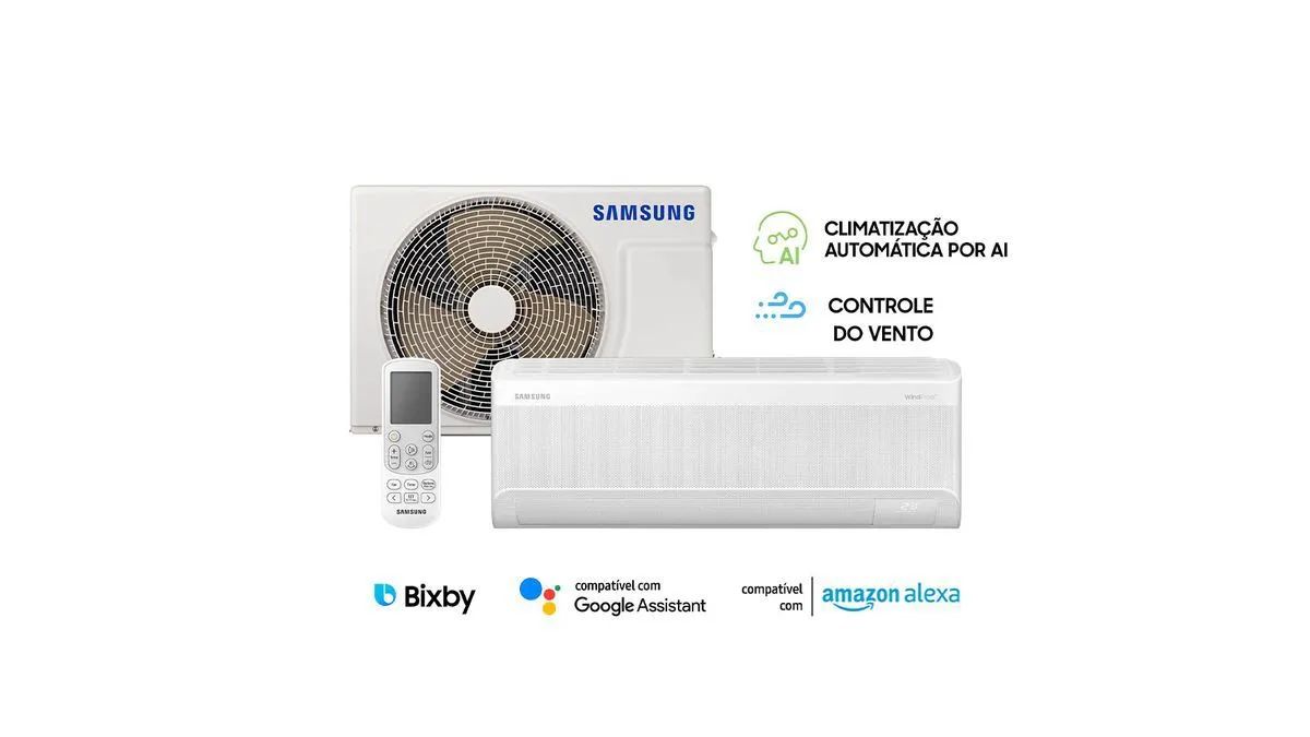 AR CONDICIONADO SAMSUNG WIND FREE INVERTER 9.000 220V FRIO - Foto 3