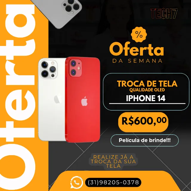 Tela iPhone 14 OLED PREMIUM