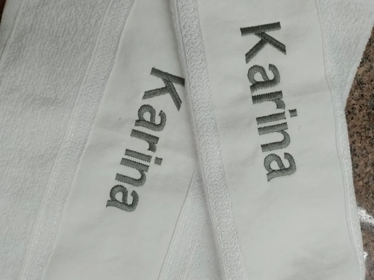 Toalhas de mão bordadas personalizada - Foto 5