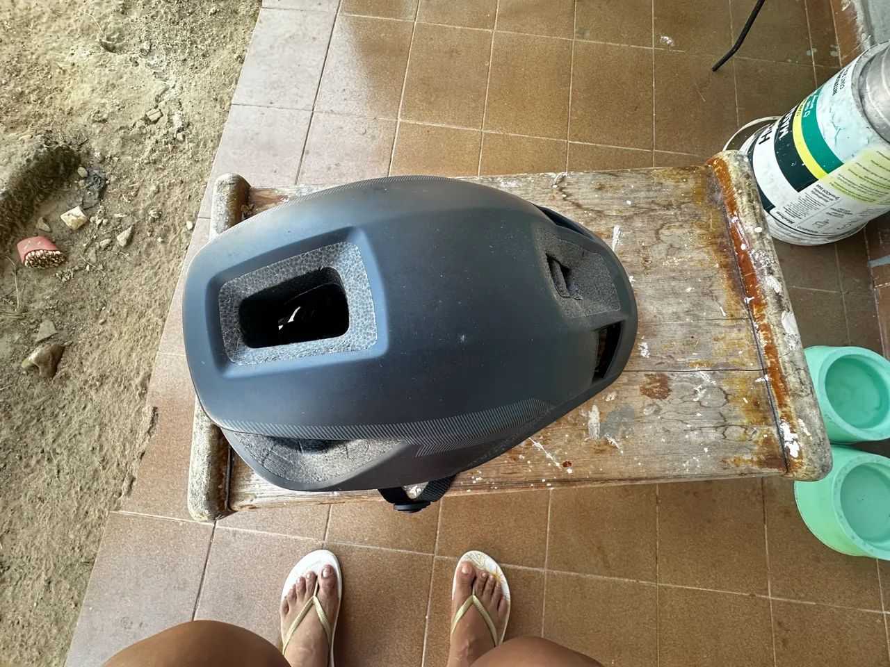 Vendo capacete de ciclismo contato * - Foto 5