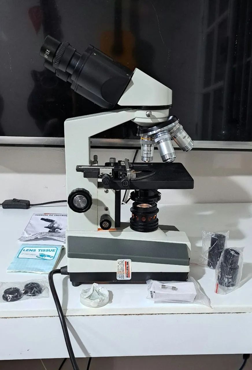 Microscópio Binocular Biológico - Foto 4