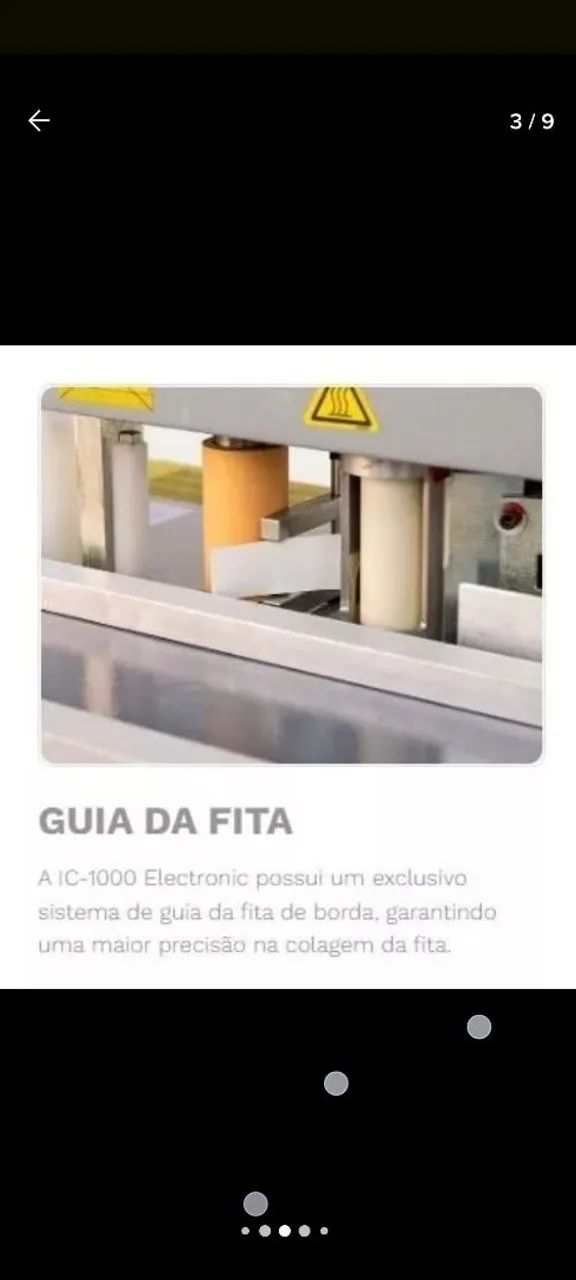 Coladeira de borda IC-1000 -  Semi Nova - Foto 4