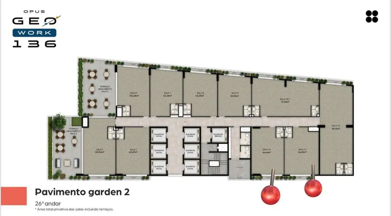 Sala comercial à venda no setor Marista em Goiânia Goiás