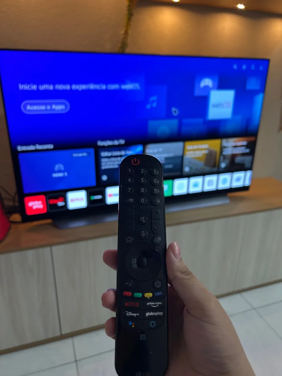 Vendo tv LG Oled C1 120Hz por 3.000 reais