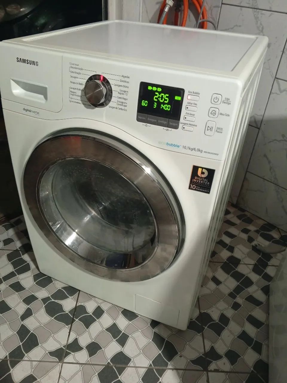 Lava e seca Samsung Eco Bubble 10,1kg