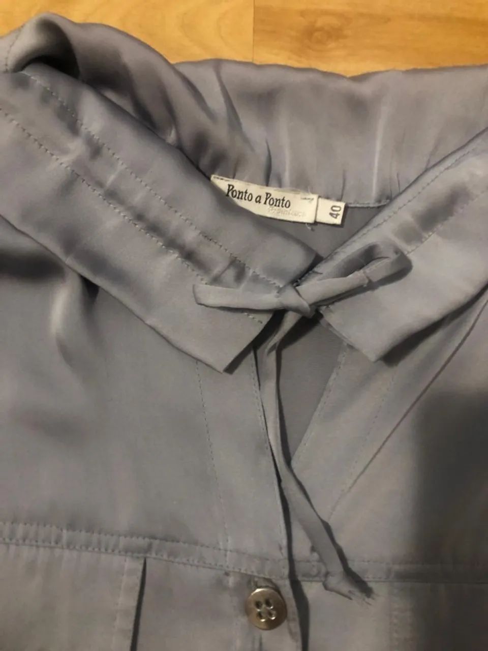 Camisa prateada tam 40 - Foto 5