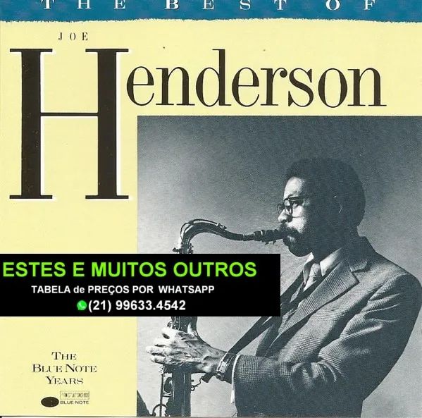 3 Cds do saxofonista Joe Henderson. Mais de 800 cds disponíveis. - Foto 2